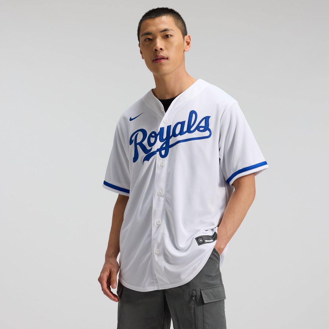Kansas City Royals Bobby Witt Jr. Home Replica Jersey — White