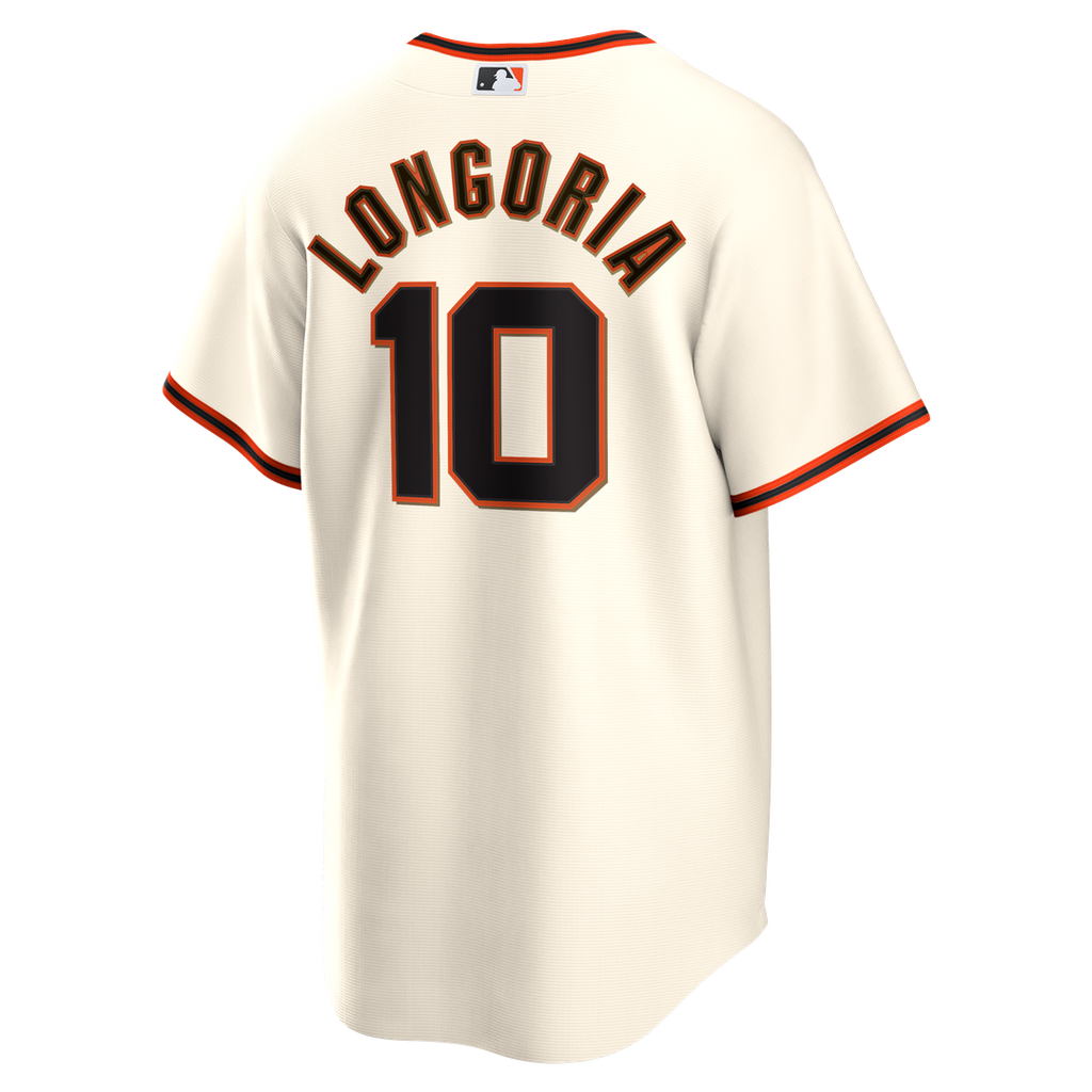 San Francisco Giants Evan Longoria Home Retired Replica Jersey — Cream