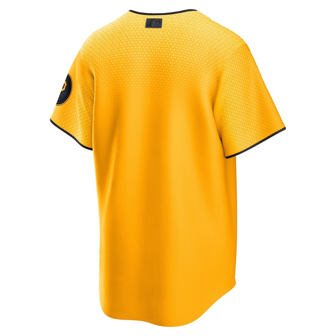 Pittsburgh Pirates City Connect Replica Jersey — Gold