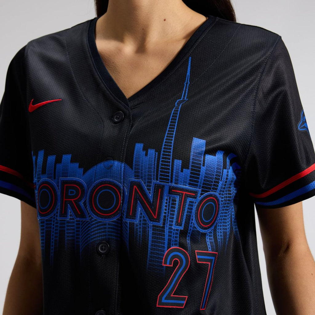 Toronto Blue Jays Vladimir Guerrero Jr. Women's 2024 City Connect Limited Jersey — Navy