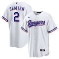 Texas Rangers Marcus Semien Home Replica Jersey — White