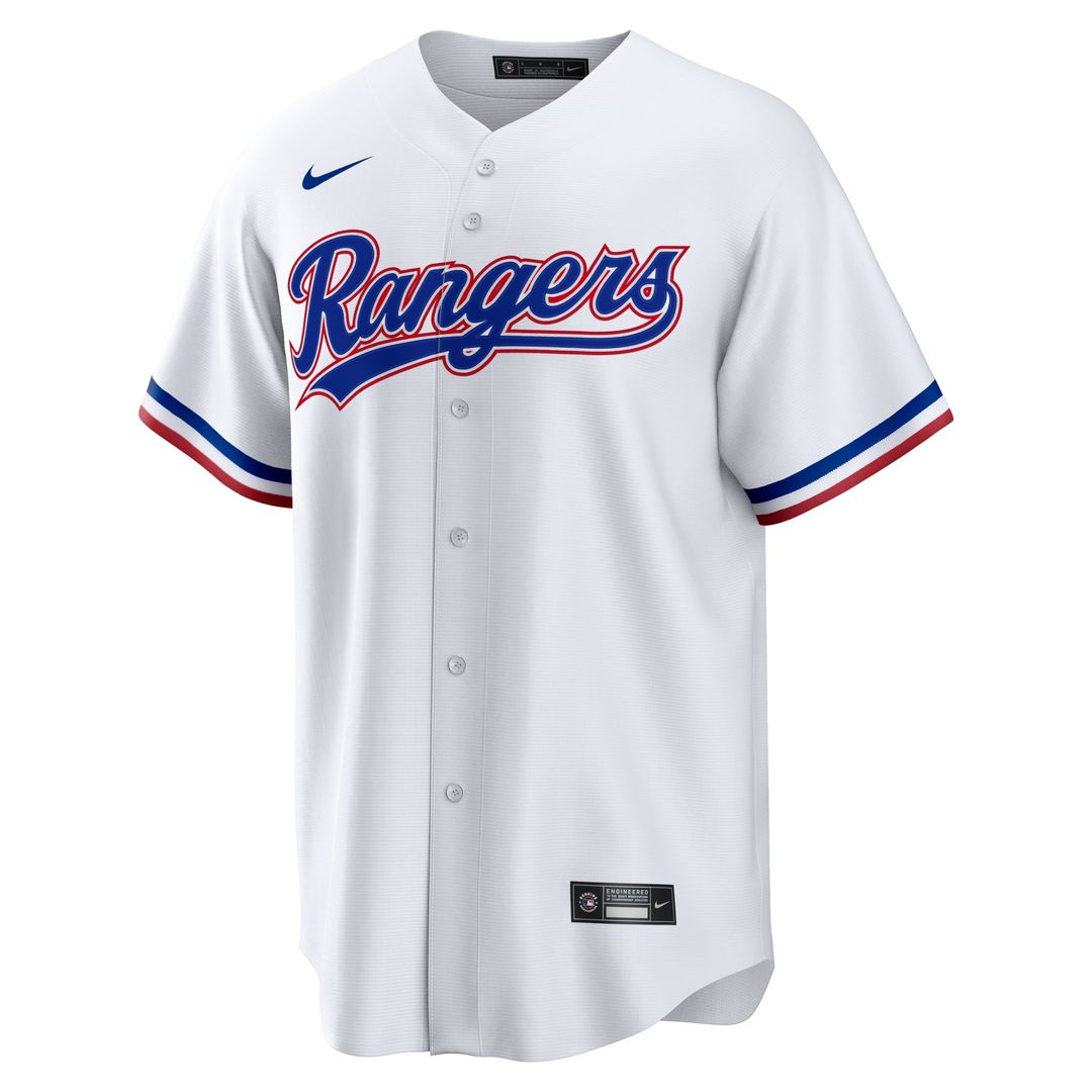 Texas Rangers Nathan Eovaldi Home Replica Jersey — White